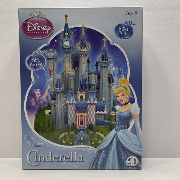 Disney Princess Cinderella Castle 3D Puzzle 356 Pieces Brand NEW - Picture 1 of 7